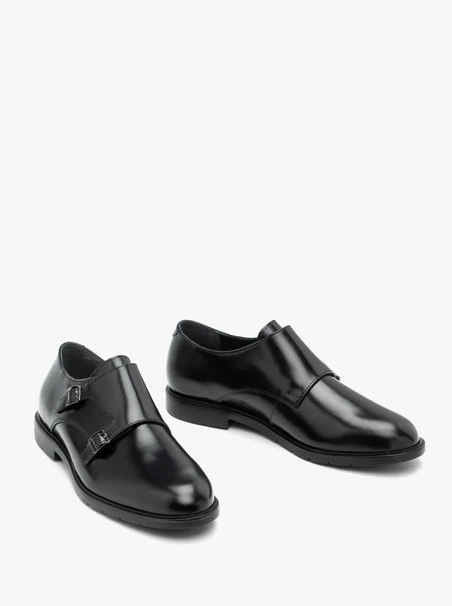 Czarne eleganckie monki