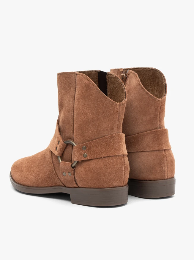 Rote Cowboy-Biker-Stiefel