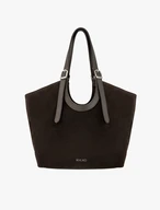 Braune große Shopper-Tasche