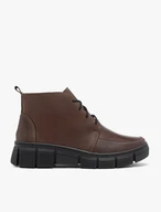 Braune Stiefel mit Fleece-Isolierung