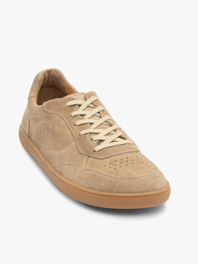 Beige Herren Barfuß Halbschuhe