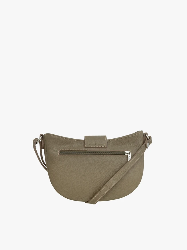 Olivefarbene Satteltasche