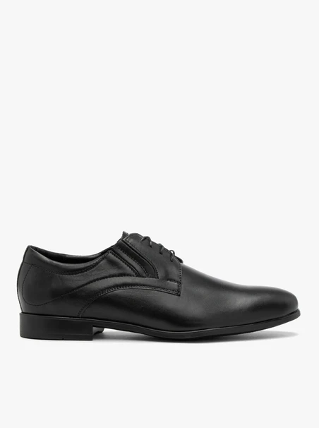 Schwarze Schnürhalbschuhe für Männer