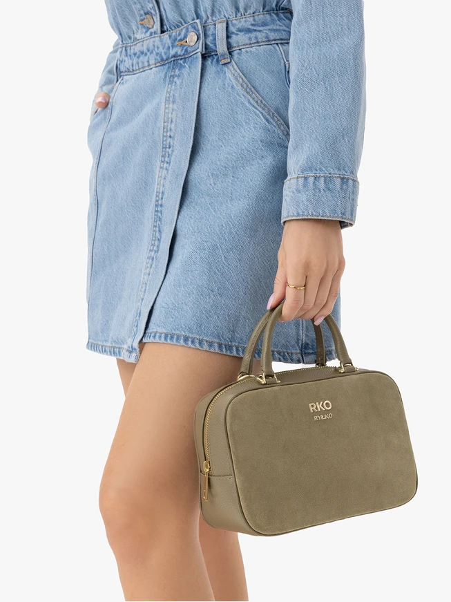 Olive bowling bag