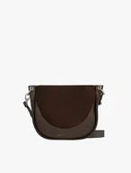 Dunkelbraune mittelgroße Tasche