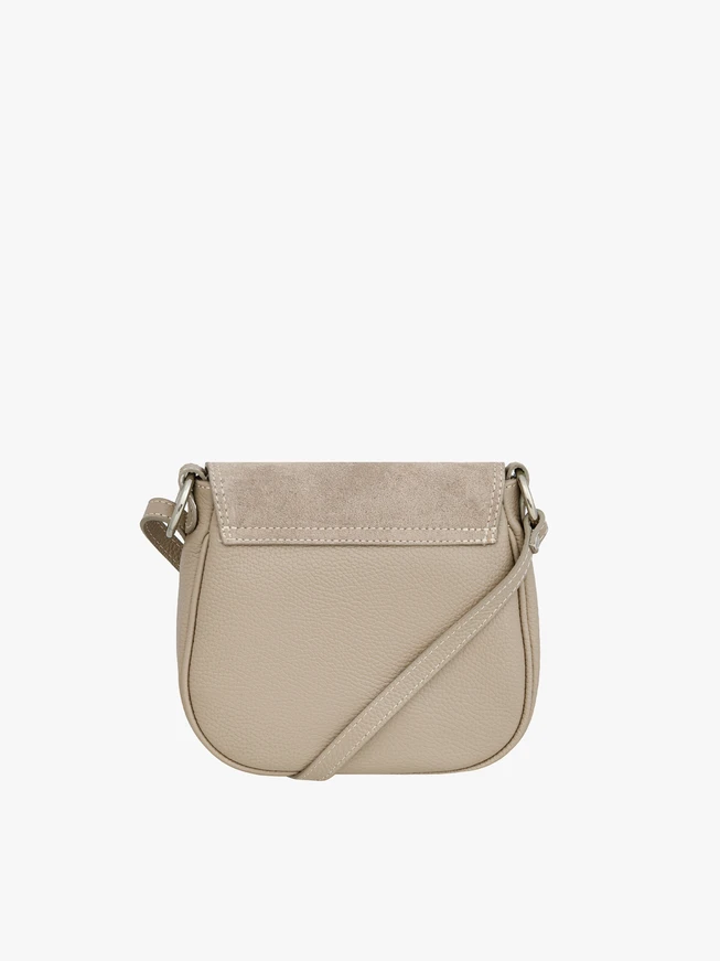 Beige Hufeisentasche
