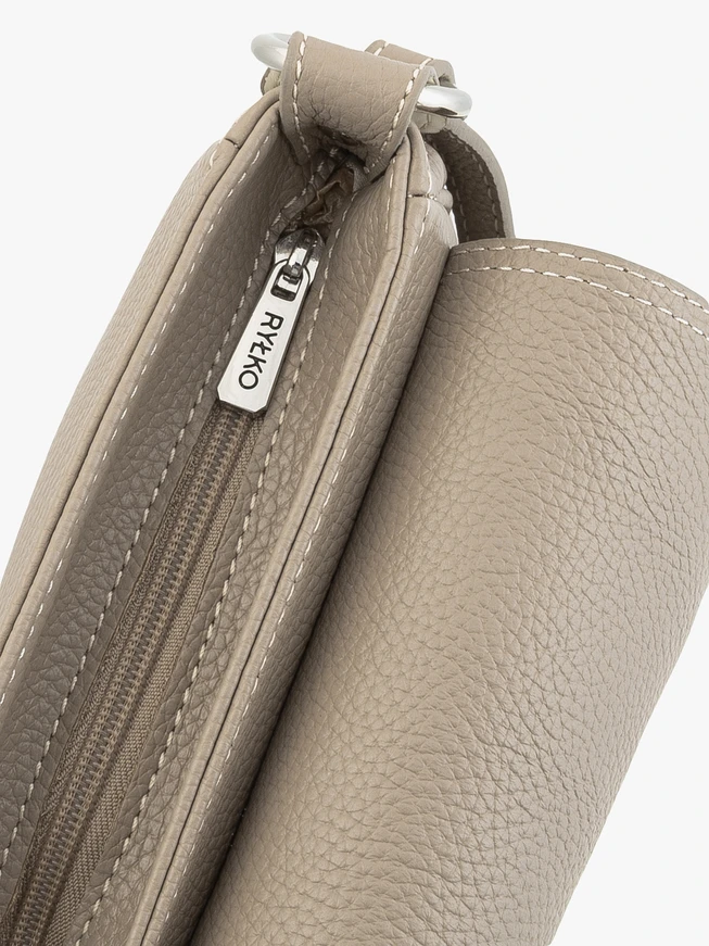 Beige Hufeisentasche