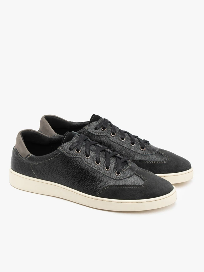 Schwarze Schnürhalbschuhe für Männer