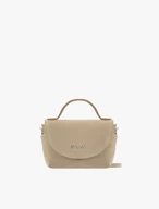 Beige Small Suede Handbag
