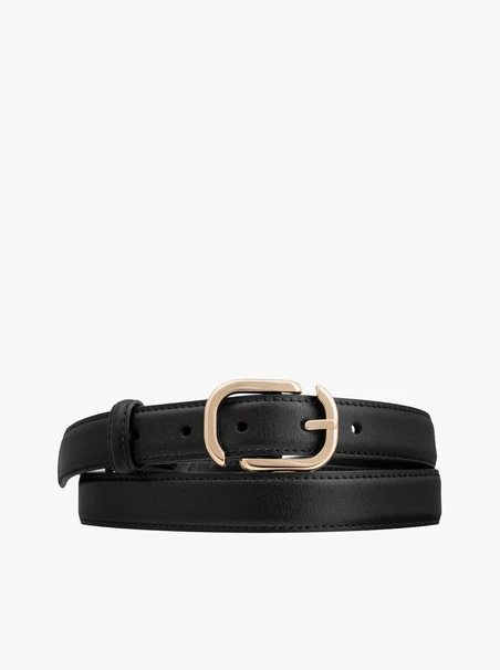 Black women’s leather belt