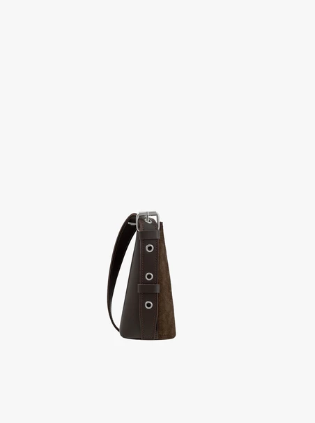 Ciemnobrązowa torebka crossbody