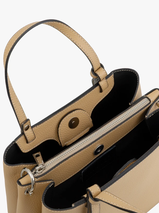 Elegante beige Handtasche