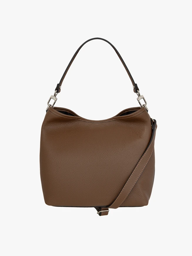 Weiche braune Handtasche