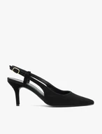 Black Slingback Heels for Women
