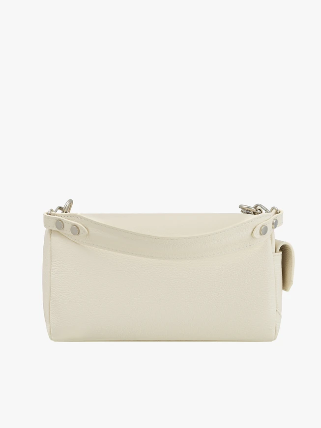 Cremefarbene Boxbag