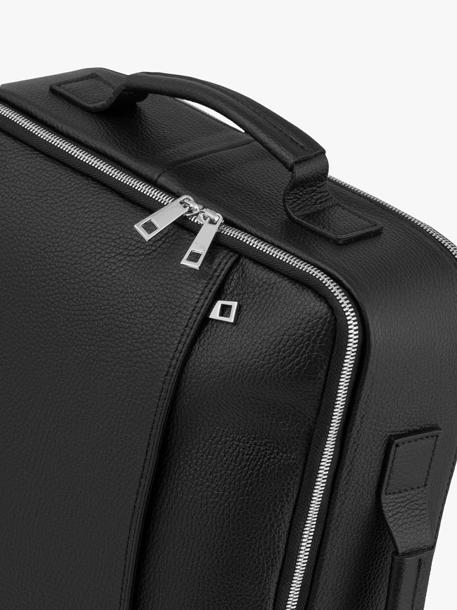 Men's black backpack bag