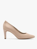 Beigefarbene Stiletto-Pumps