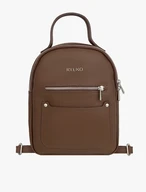 Rust Women's Backpack Made of Leather