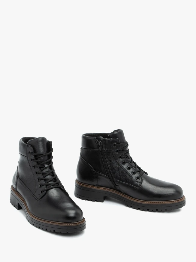 Schwarze Freizeitstiefel
