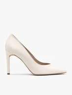 Cream high stiletto pumps