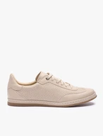 Beige Turnschuhe mit Perforationen