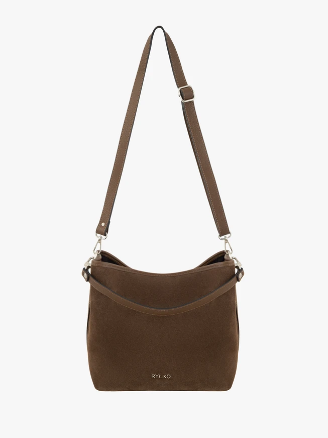 Weiche braune Handtasche