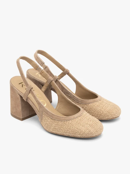 Beige Ryłko heels