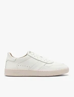 Weiße Herren-Halbschuhe im Sport-Stil
