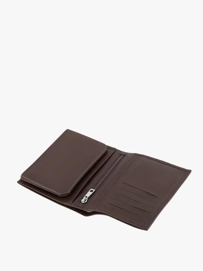 Portemonnaie aus braunem Leder