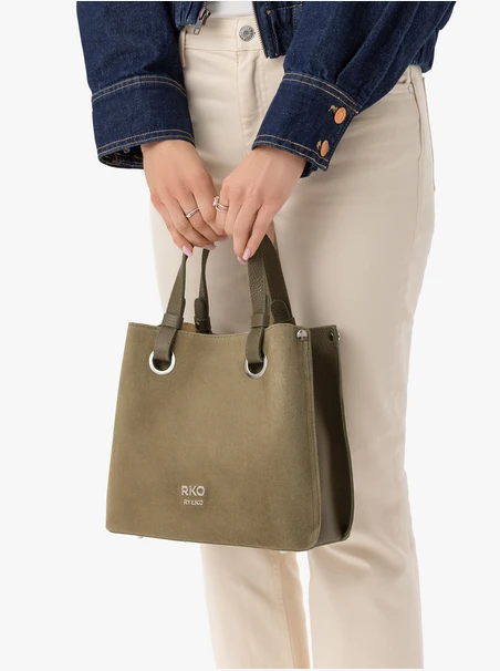 Olive Medium Leather Women’s Bag