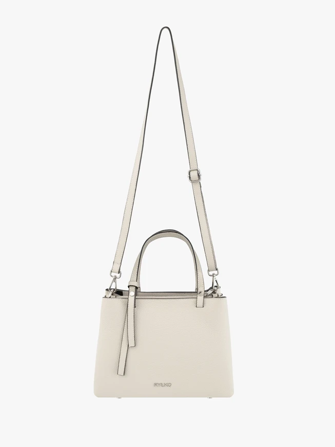 Cremefarbene elegante Handtasche