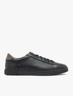 Schwarze Sportschuhe mit grauen Elementen