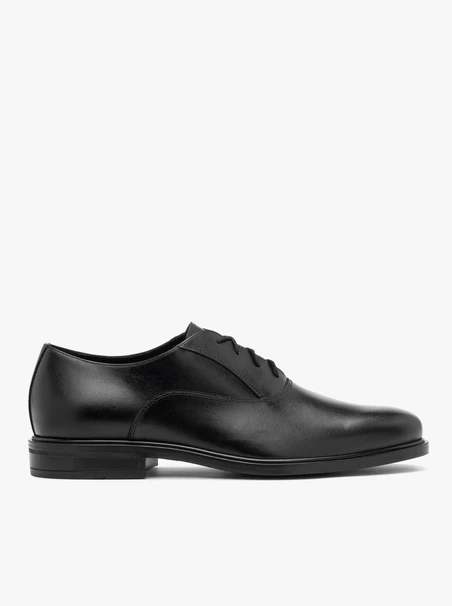 Schwarze elegante Oxford-Schuhe für Männer