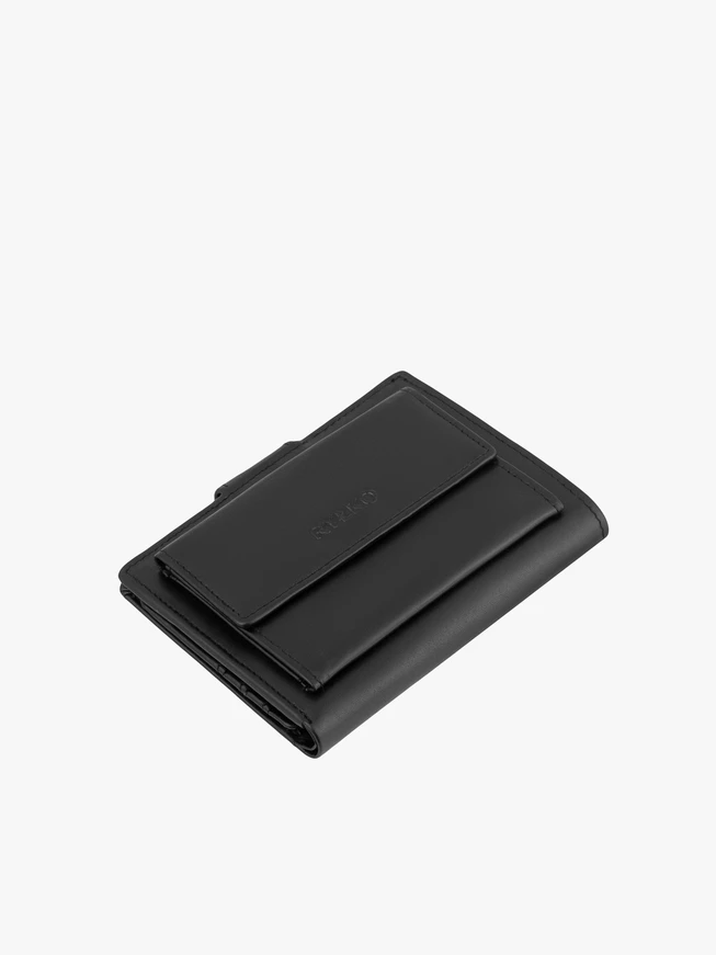 Black leather men’s wallet