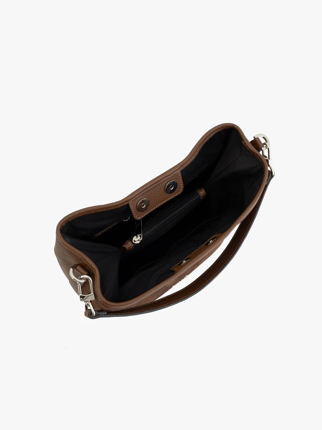 Weiche braune Handtasche