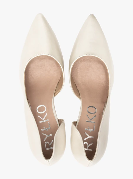 Pearl stiletto pumps