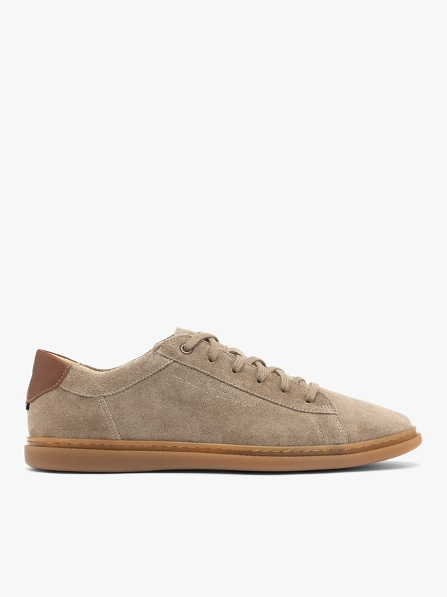 Gray-Brown Lace-Up Men’s Shoes