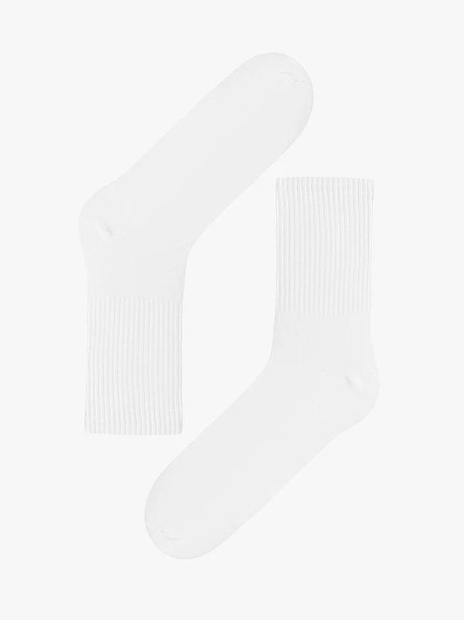 White men's socks three-pack