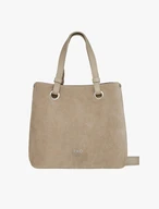 Beige große Handtasche