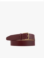 Gürtel aus kastanienbraunem Leder