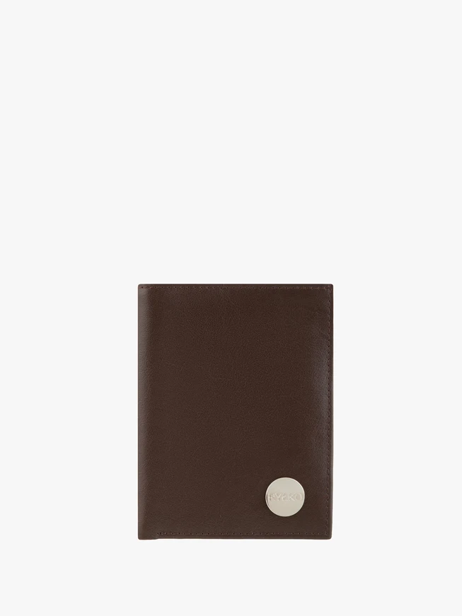 Portemonnaie aus braunem Leder
