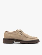 Beige Men's Lace-Up Shoes