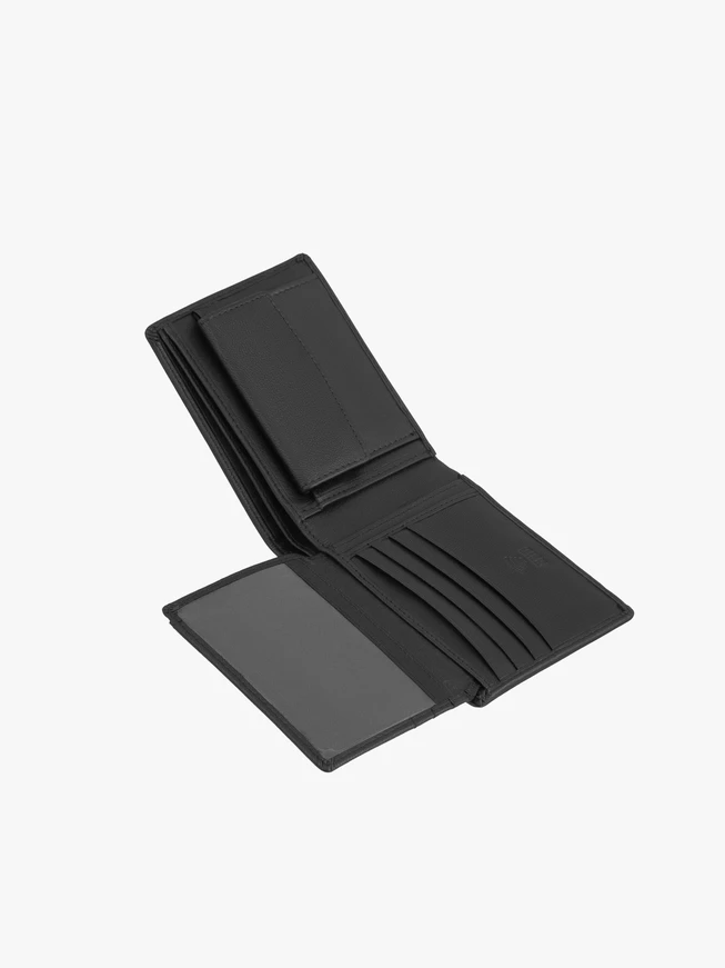 Men’s black leather wallet