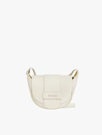 Weiße Handtasche mit Magnetverschluss