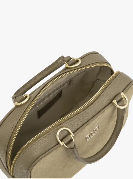 Oliwkowa torebka bowling bag