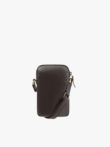 Kleine braune Herrentasche