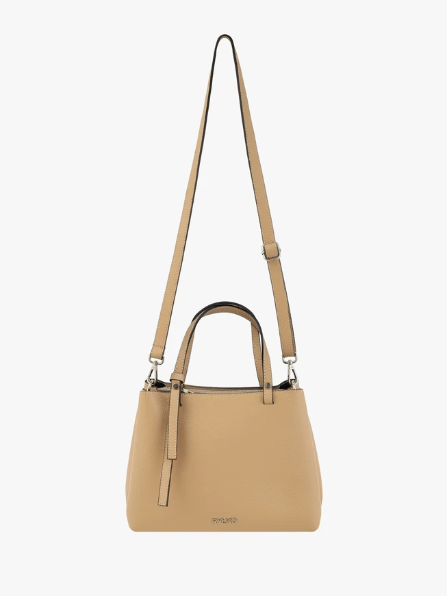 Elegante beige Handtasche