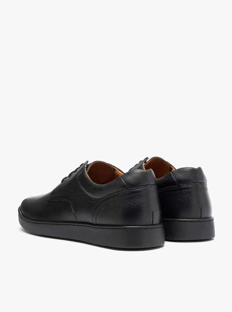 Schwarze Freizeit-Halbschuhe für Männer