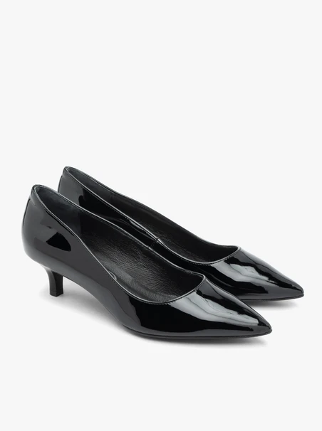 Black Patent Women's Pumps 4.5 cm