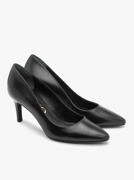 Classic black stiletto pumps